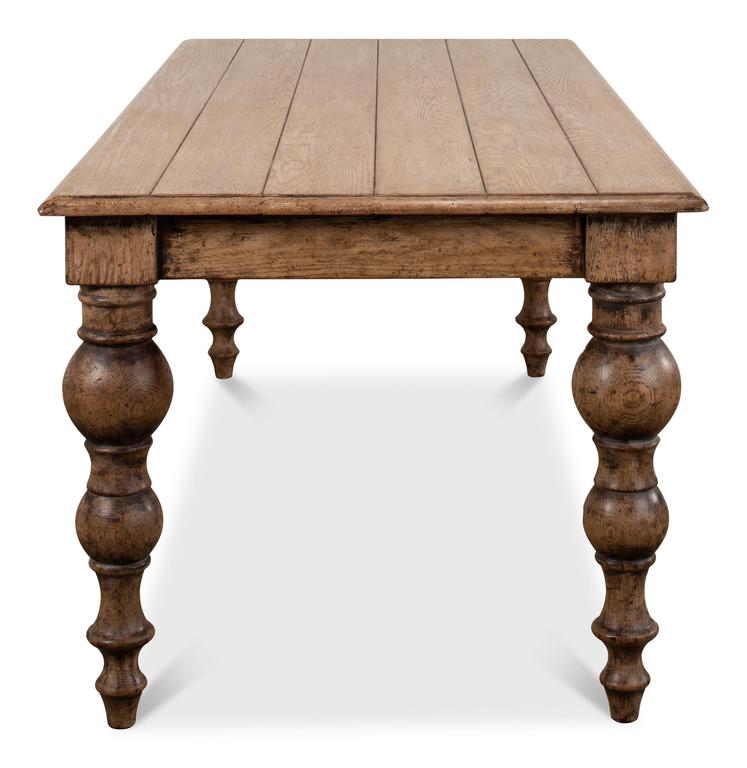 Country Estate Tan Oak Dining Table - Ornate Home