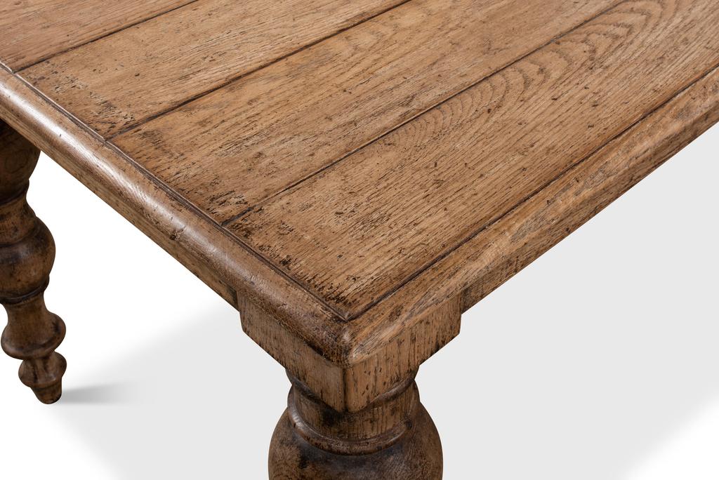 Country Estate Tan Oak Dining Table - Ornate Home