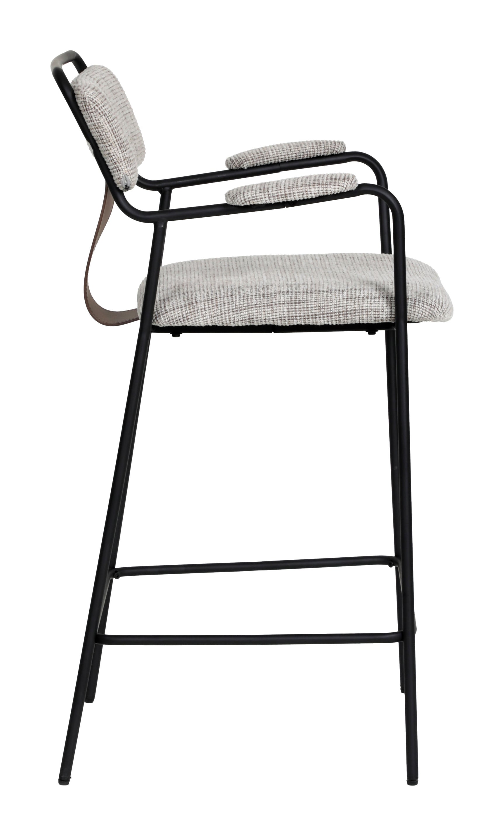 Couva Gray Tweed Counter Stool (Set of 2) - Ornate Home