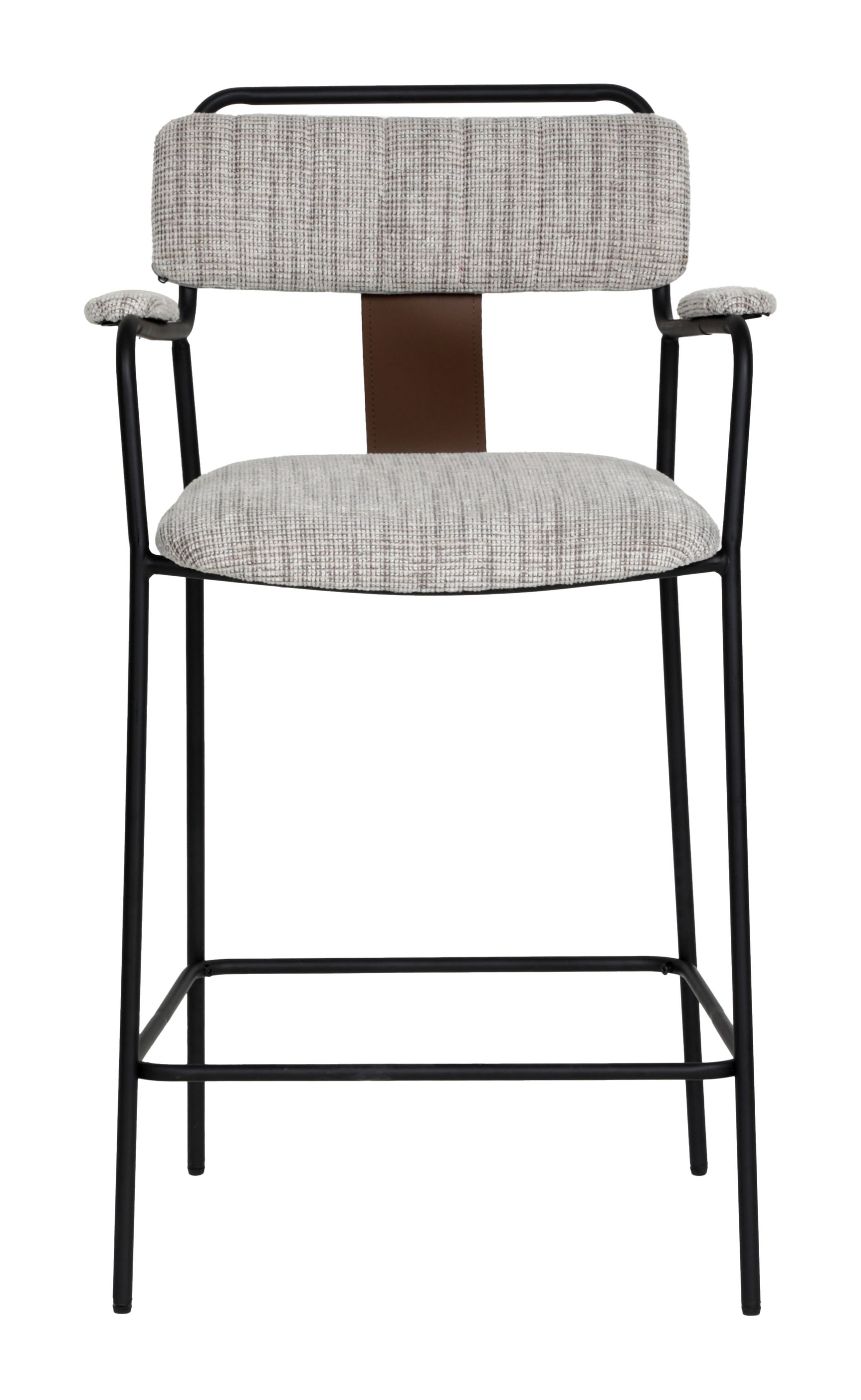 Couva Gray Tweed Counter Stool (Set of 2) - Ornate Home