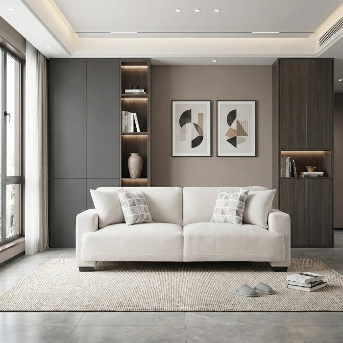 Cove White Sofa - Ornate Home