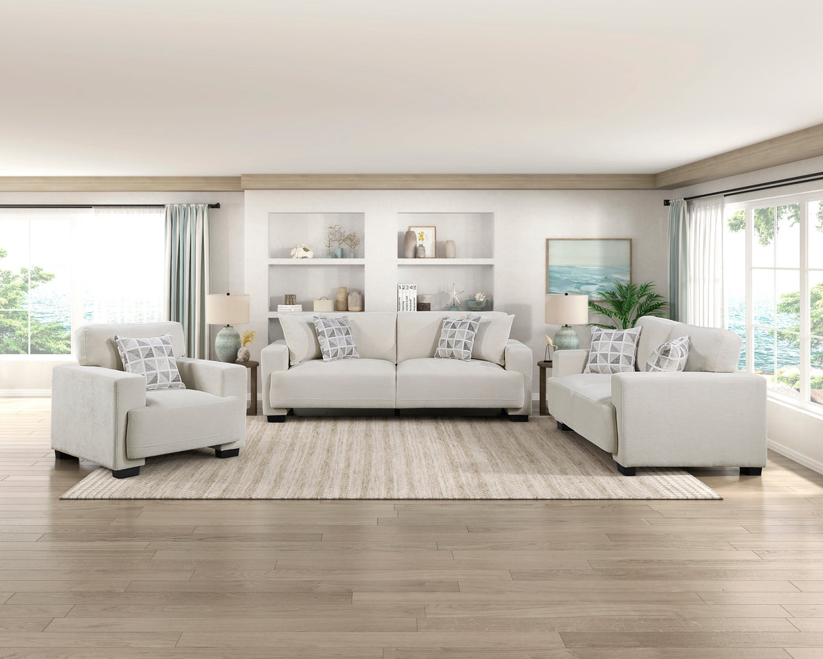 Cove White Sofa - Ornate Home