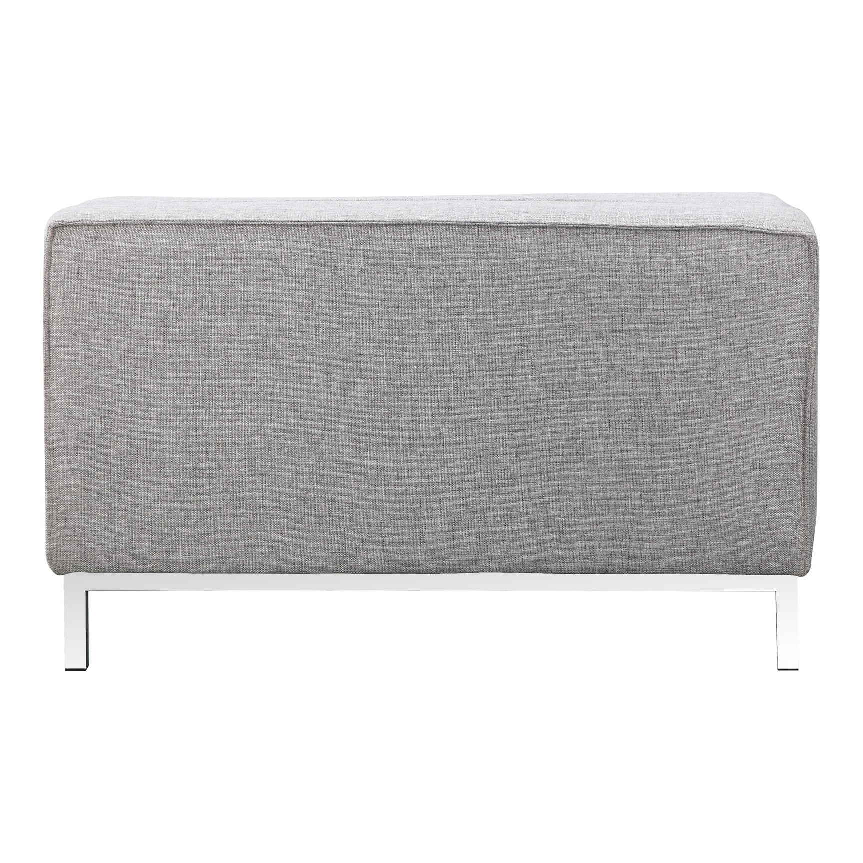 Covella Grey Ottoman Storage - Ornate Home