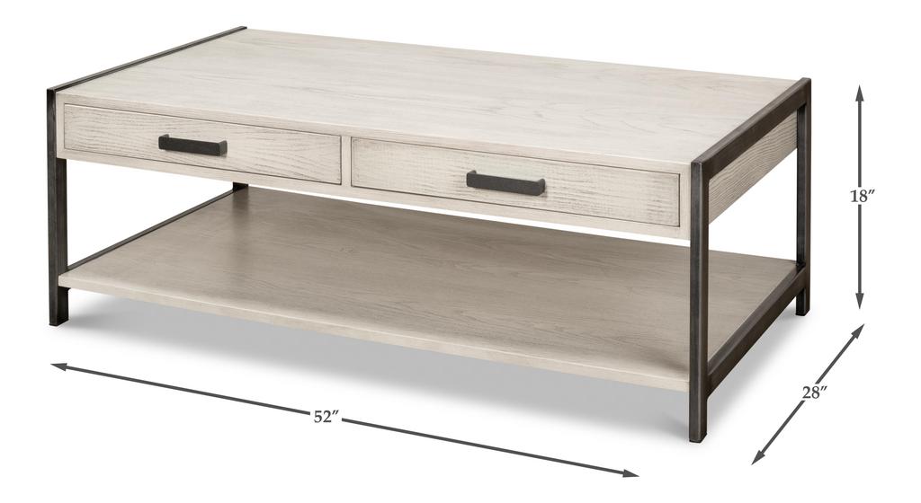 Covet Ivory Cocktail Table - Ornate Home