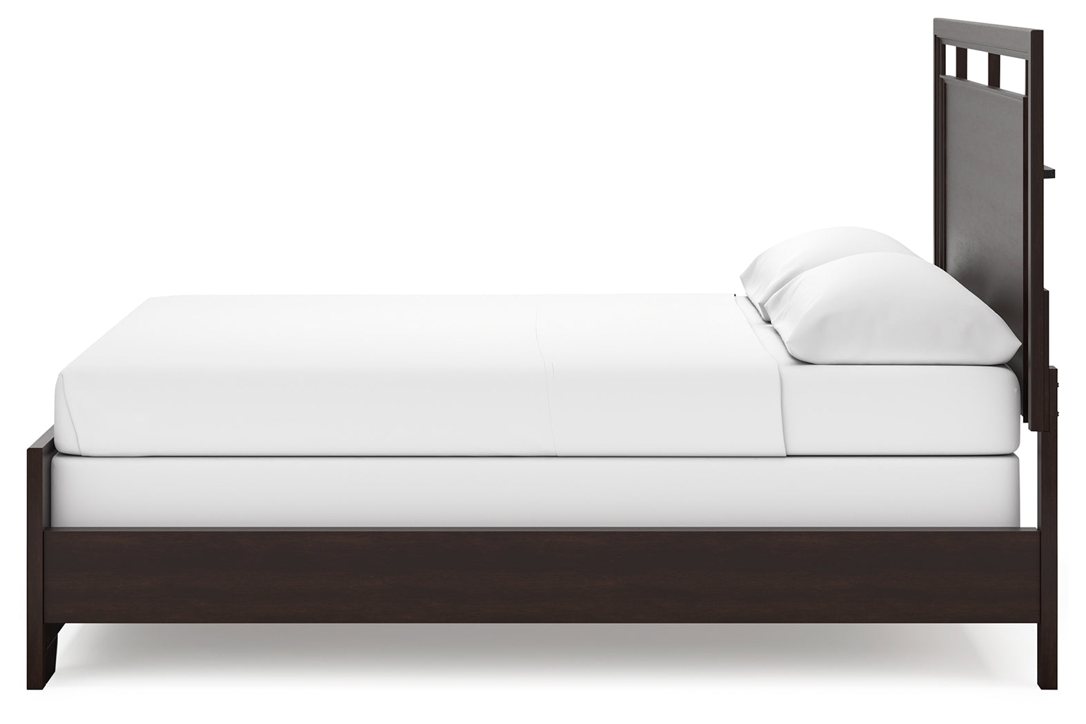 Covetown Dark Brown California King Panel Bed (Online Special Price) - Ornate Home