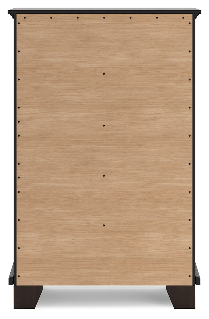 Covetown Dark Brown Chest of Drawers (Online Special Price) - Ornate Home