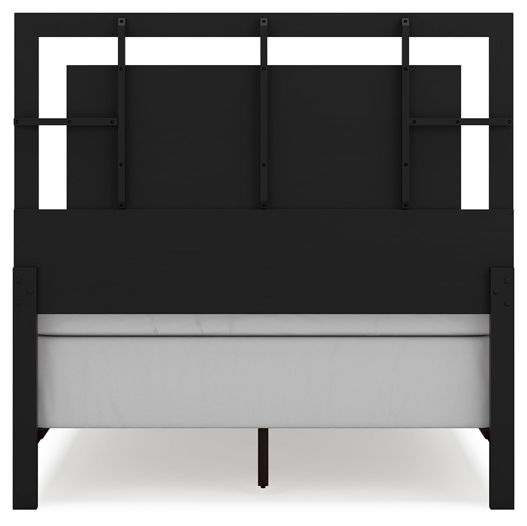 Covetown Dark Brown Full Panel Bed (Online Special Price) - Ornate Home