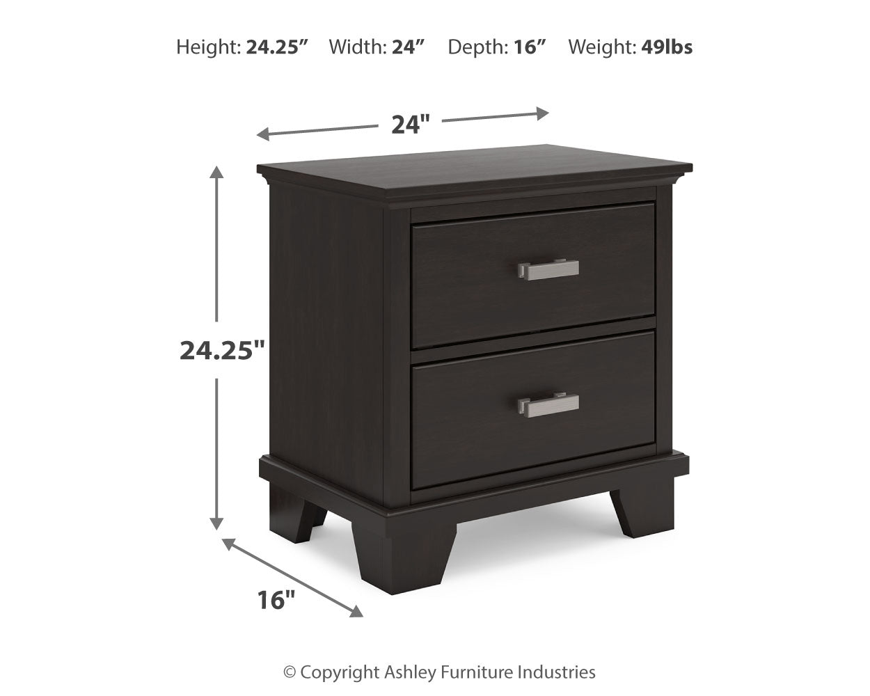 Covetown Dark Brown Full Panel Bedroom Set with Chest and Nightstand (Online Special Price) - Ornate Home