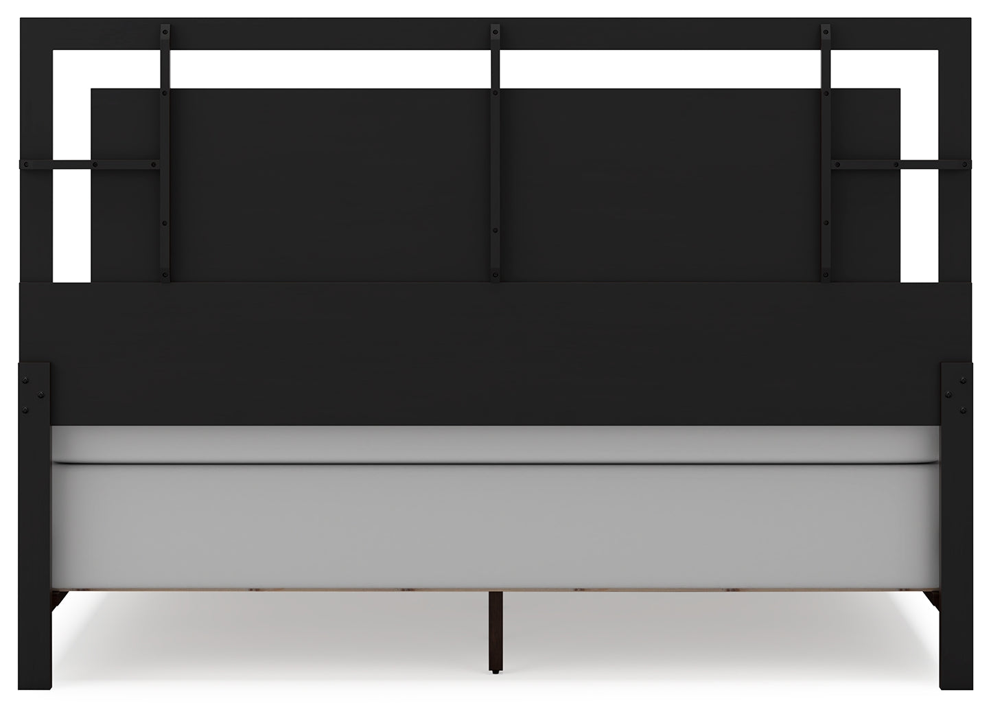 Covetown Dark Brown King Panel Bed - Ornate Home