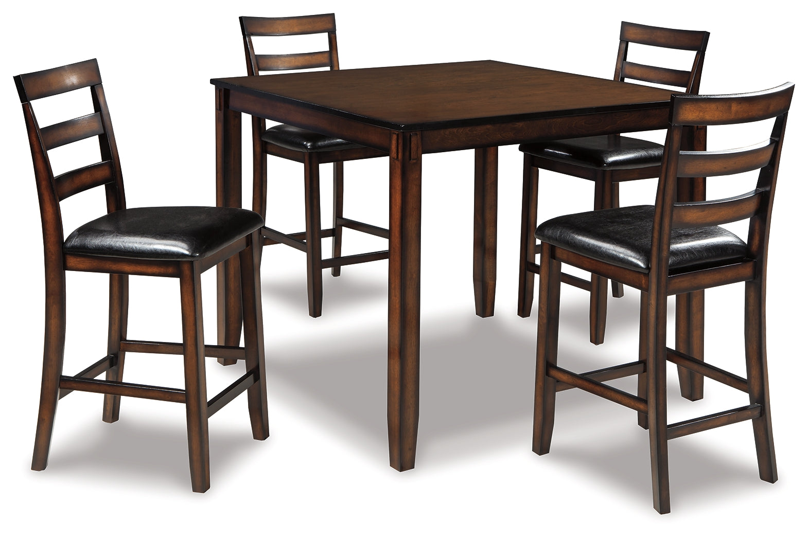 Coviar Brown Counter Height Dining Room Set (Set of 5) - Ornate Home