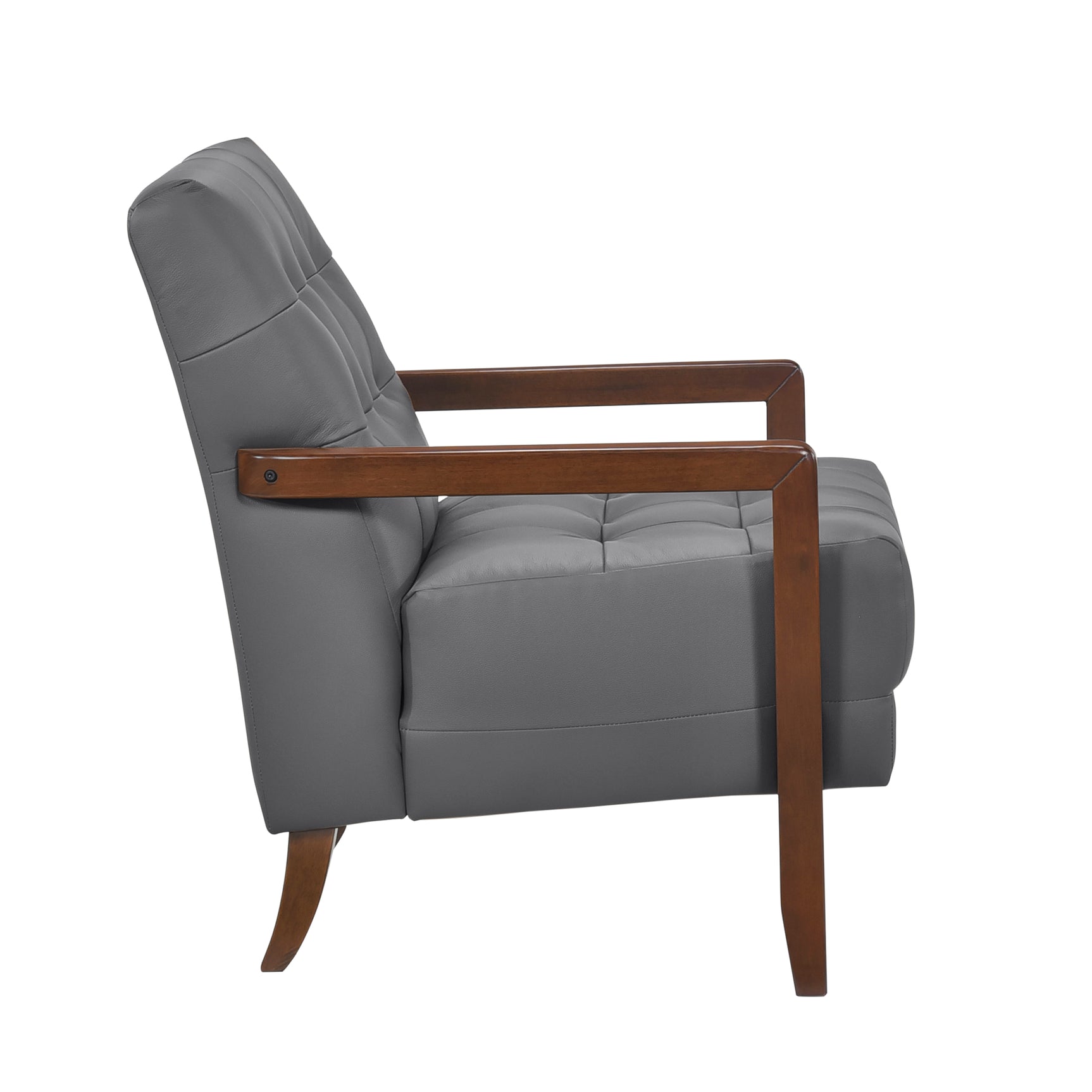 Crafton Dark gray Accent Chair - Ornate Home