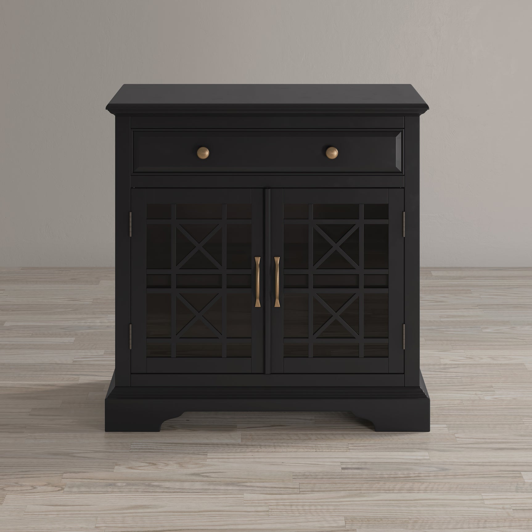 Craftsman Antique Black 32 Accent Chest - Ornate Home