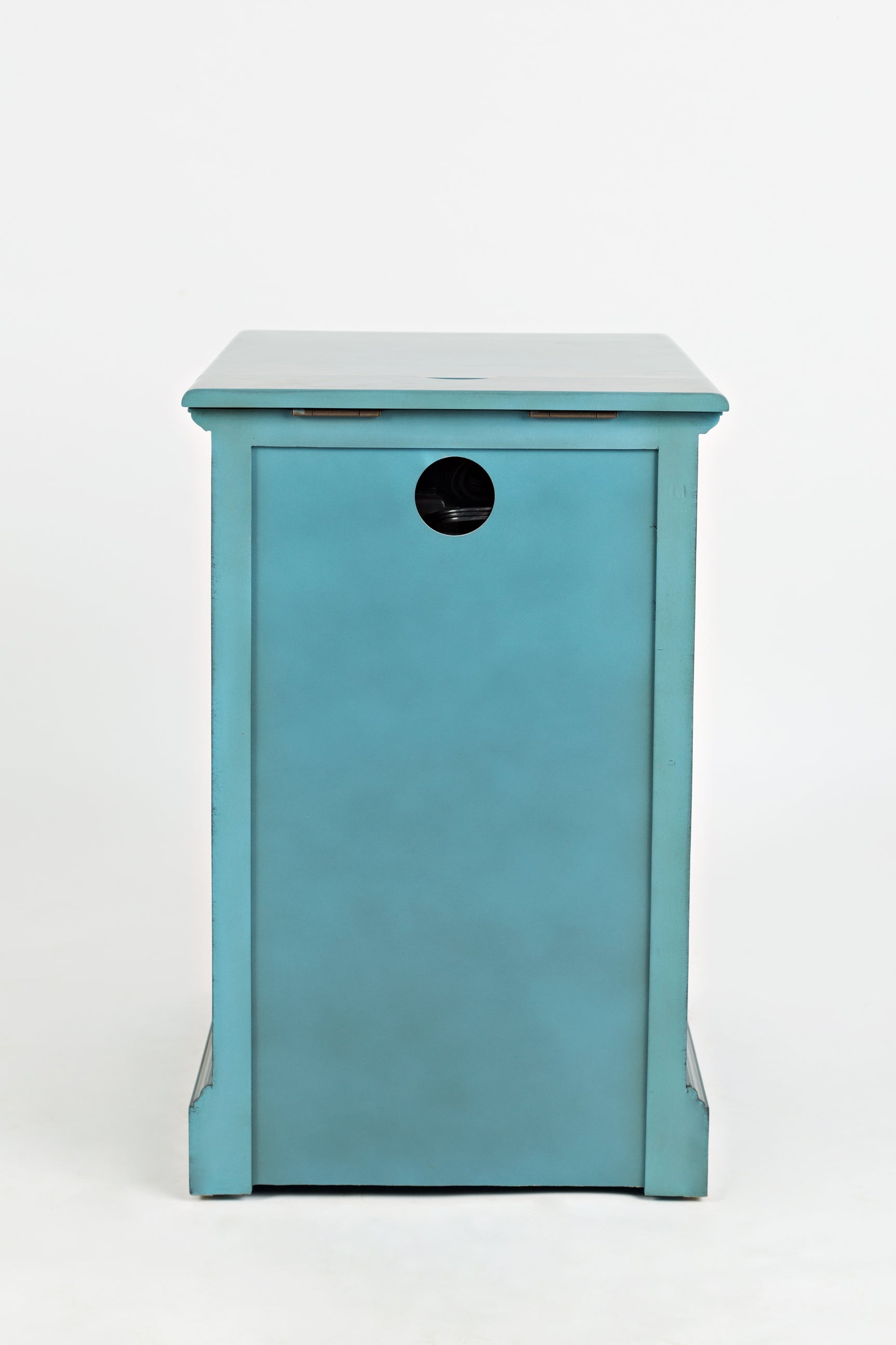 Craftsman Antique Blue Power Chairside Table - Ornate Home