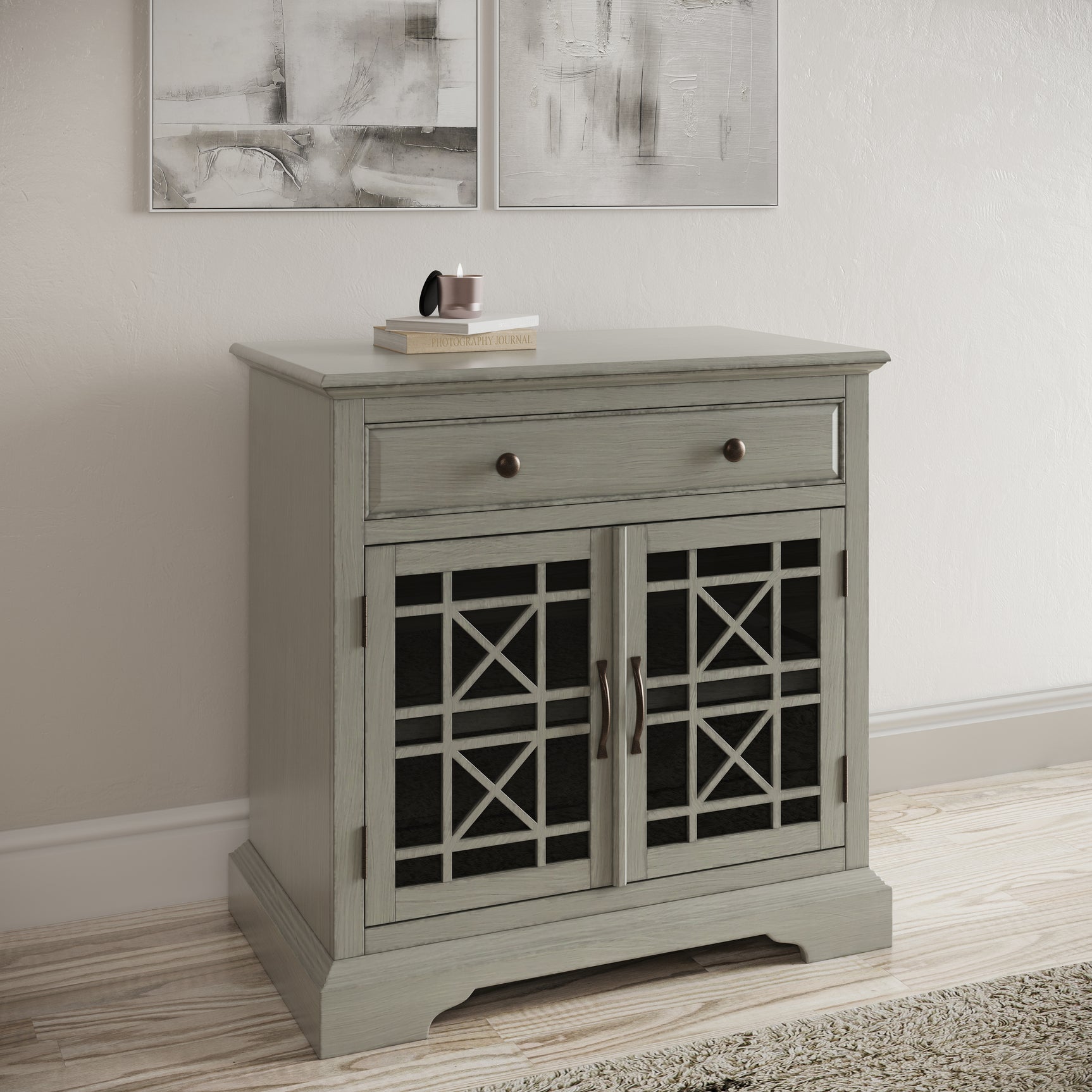 Craftsman Earl Grey 32 Accent Chest - Ornate Home