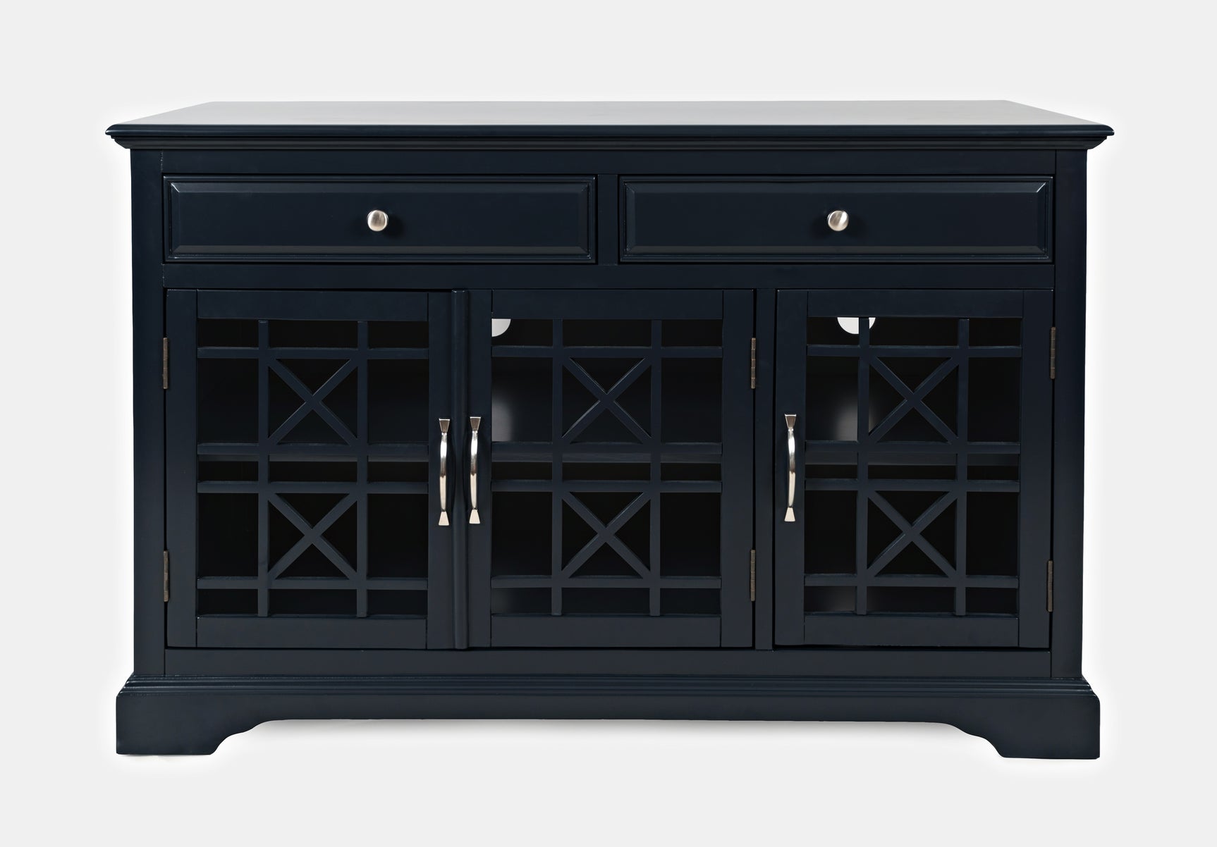 Craftsman Navy Blue 50 Media Unit - Ornate Home
