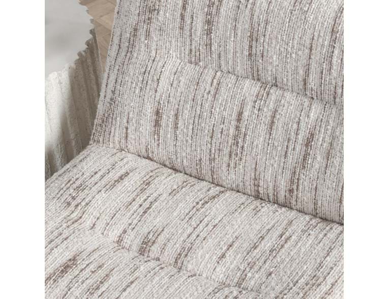 Crandall Cream/Brown Upholstered Accent Chair - Ornate Home