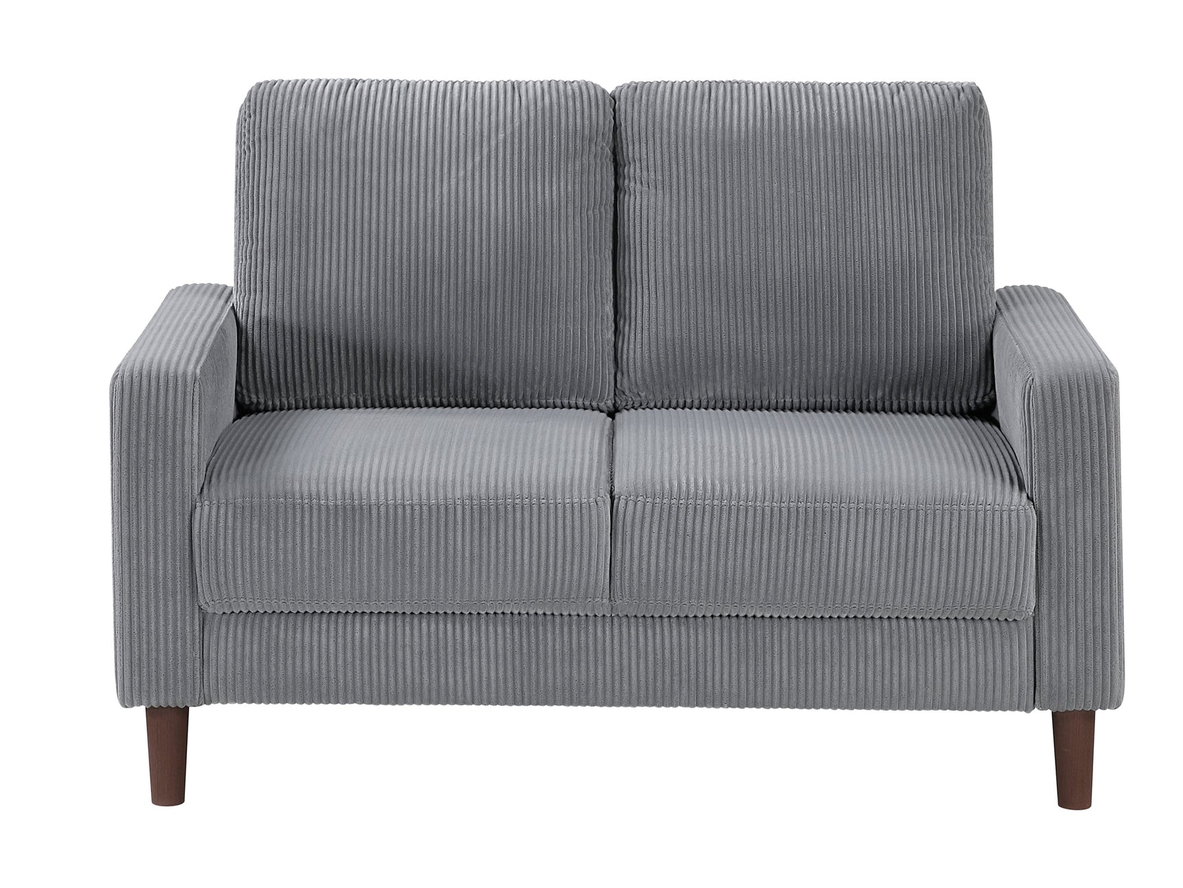 Crandall Gray Loveseat - Ornate Home