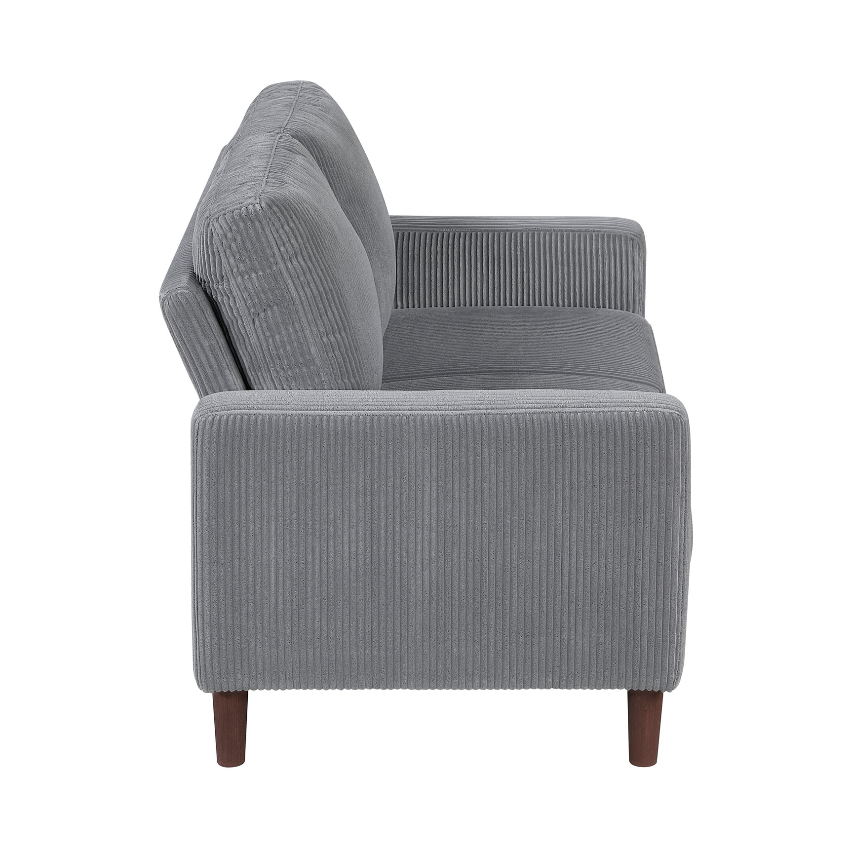 Crandall Gray Loveseat - Ornate Home