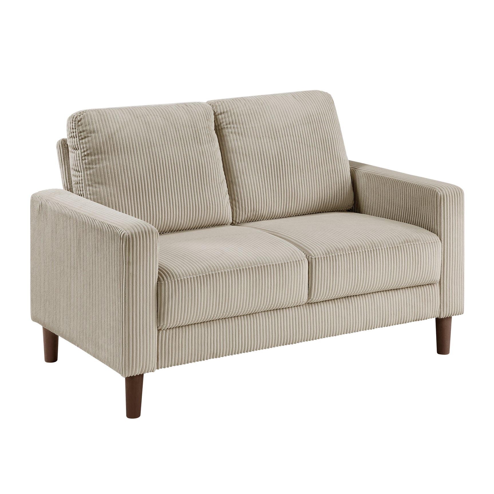 Crandall Taupe Loveseat - Ornate Home