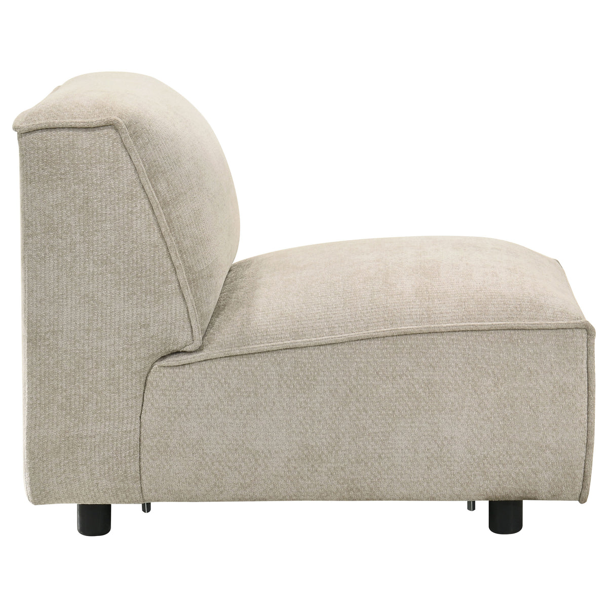 Crane Beige Modular Armless Chair