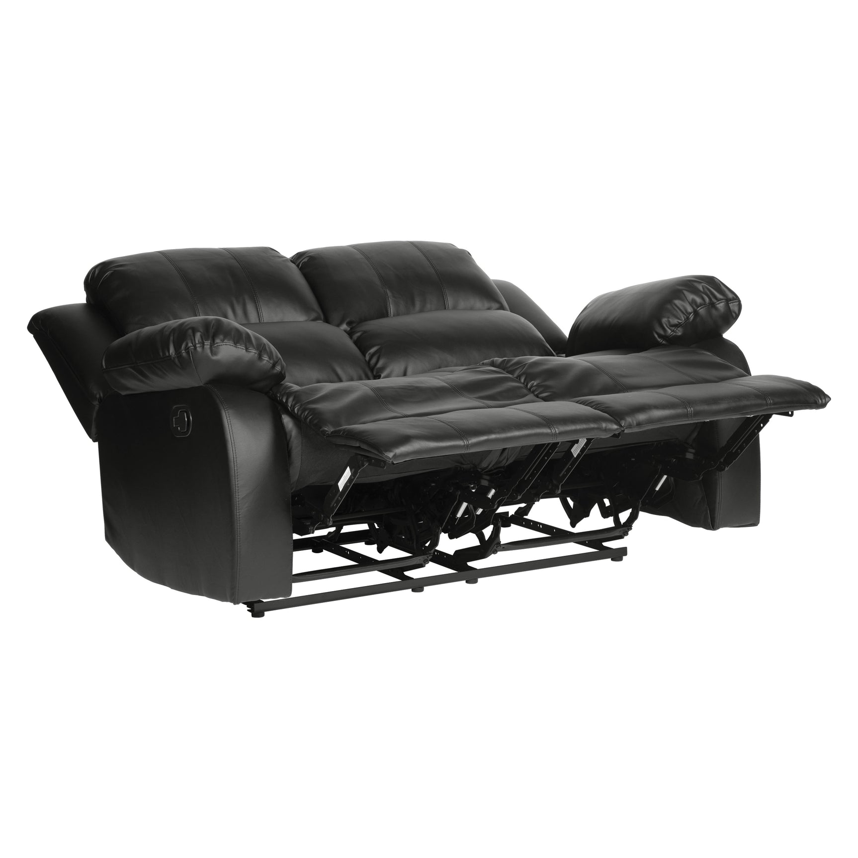 Cranley Black Double Reclining Loveseat - Ornate Home