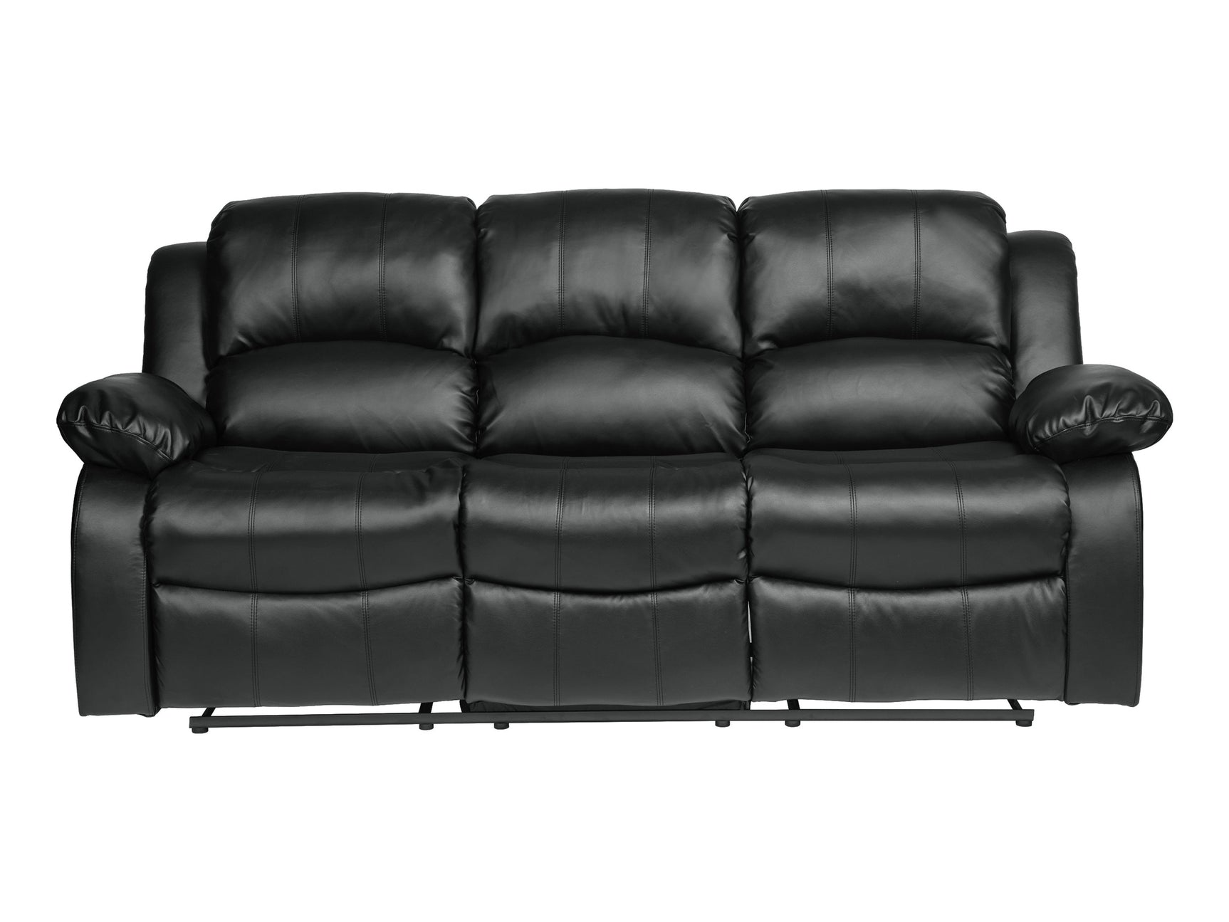 Cranley Black Double Reclining Sofa - Ornate Home