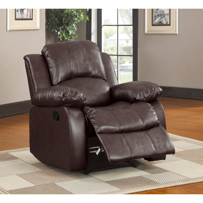 Cranley Brown Reclining Chair - Ornate Home