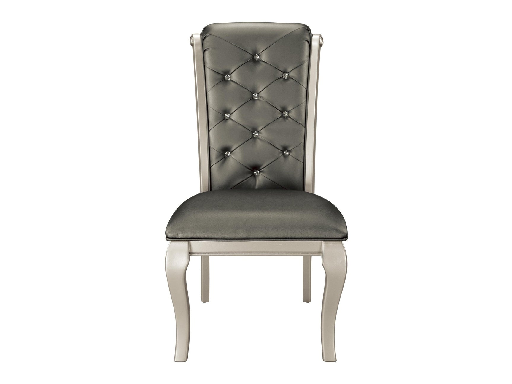 Crawford Silver Side Chair (Set of 2) - Ornate Home