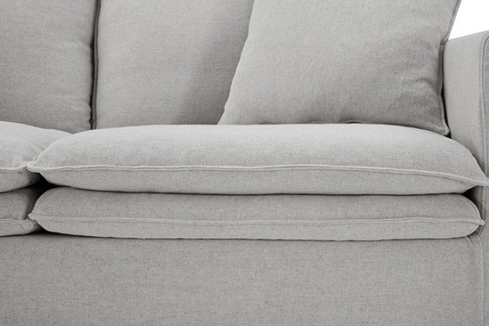 Crayford Light Gray Sectional - Ornate Home