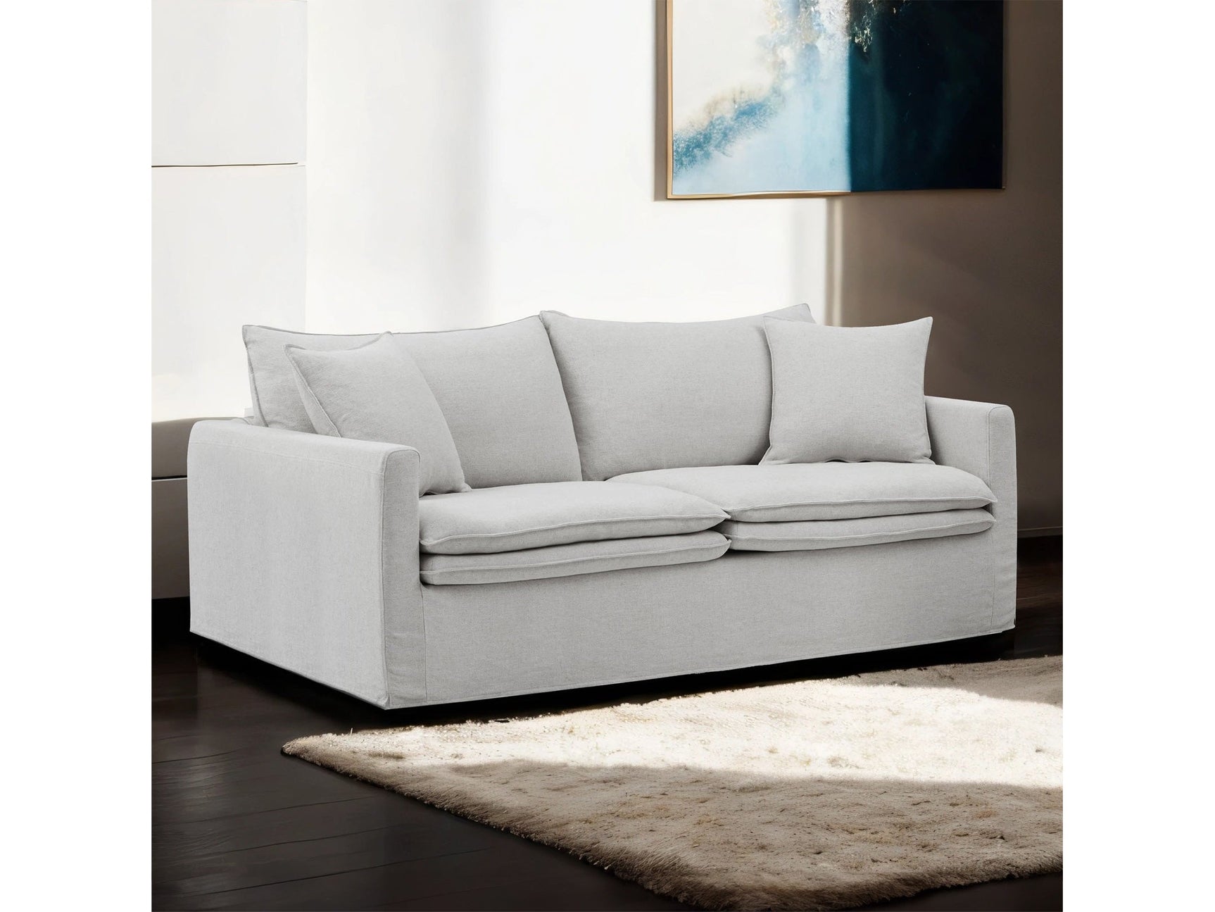 Crayford Light Gray Sofa - Ornate Home