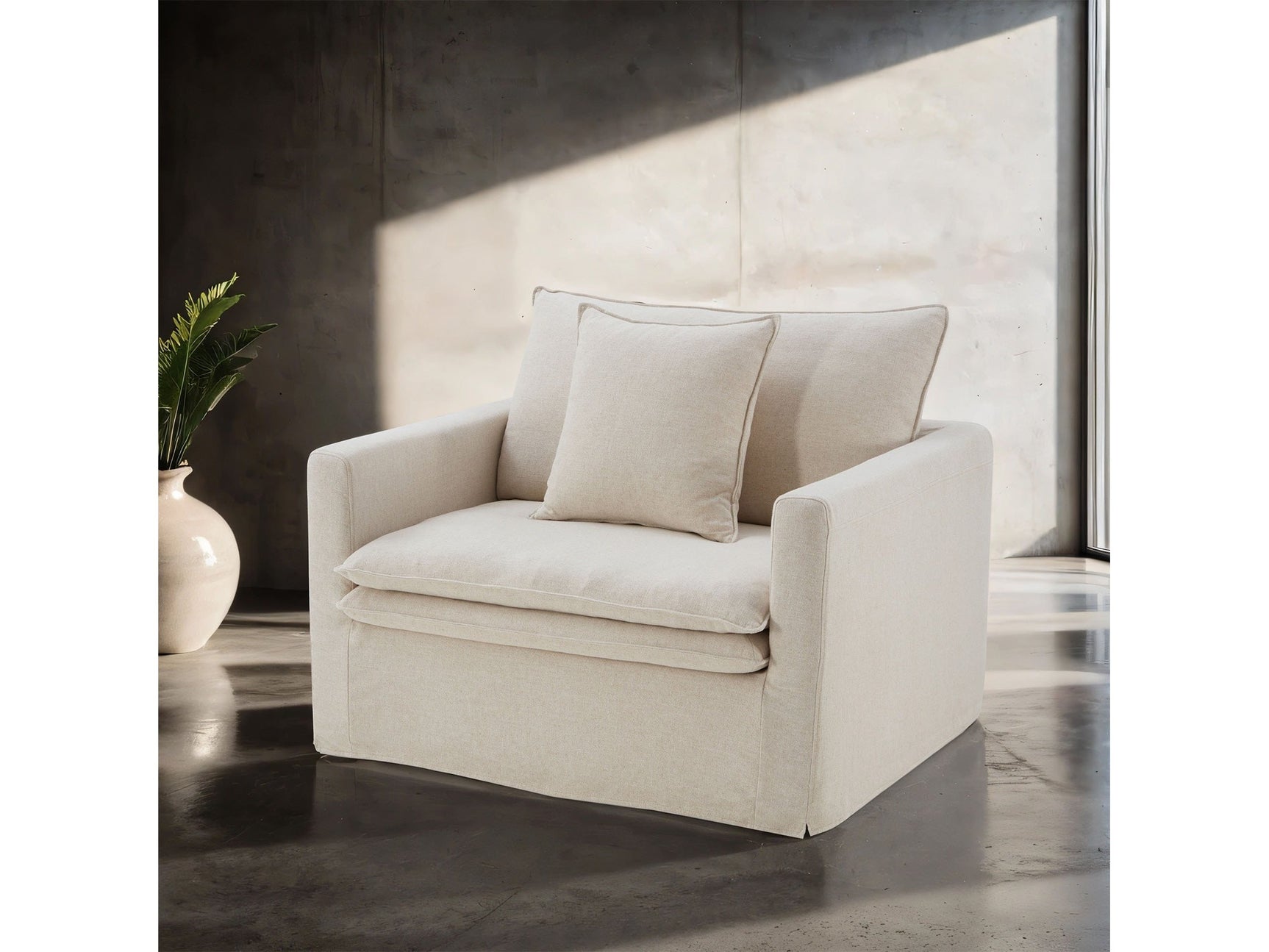 Crayford Taupe Chair - Ornate Home