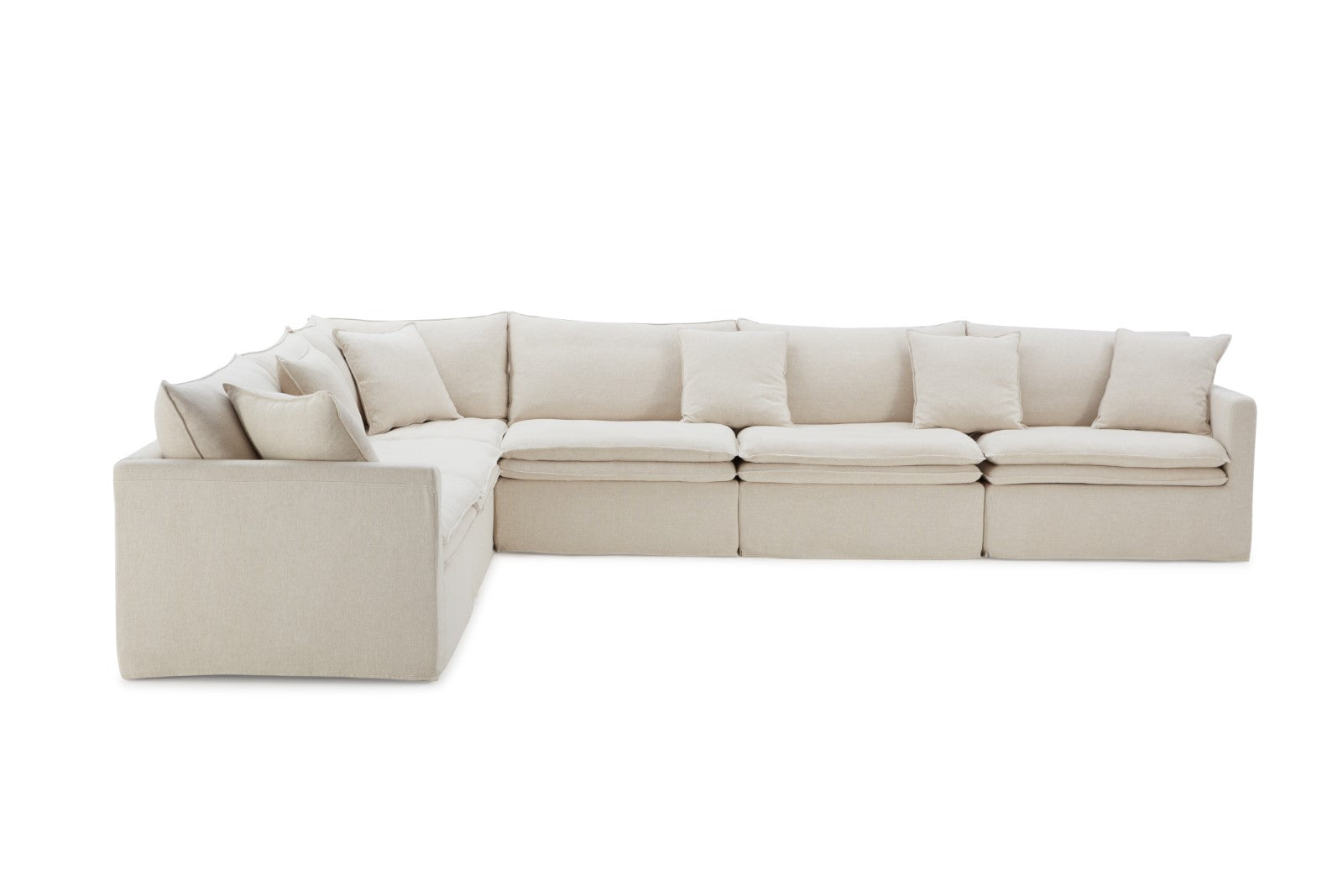 Crayford Taupe Sectional - Ornate Home