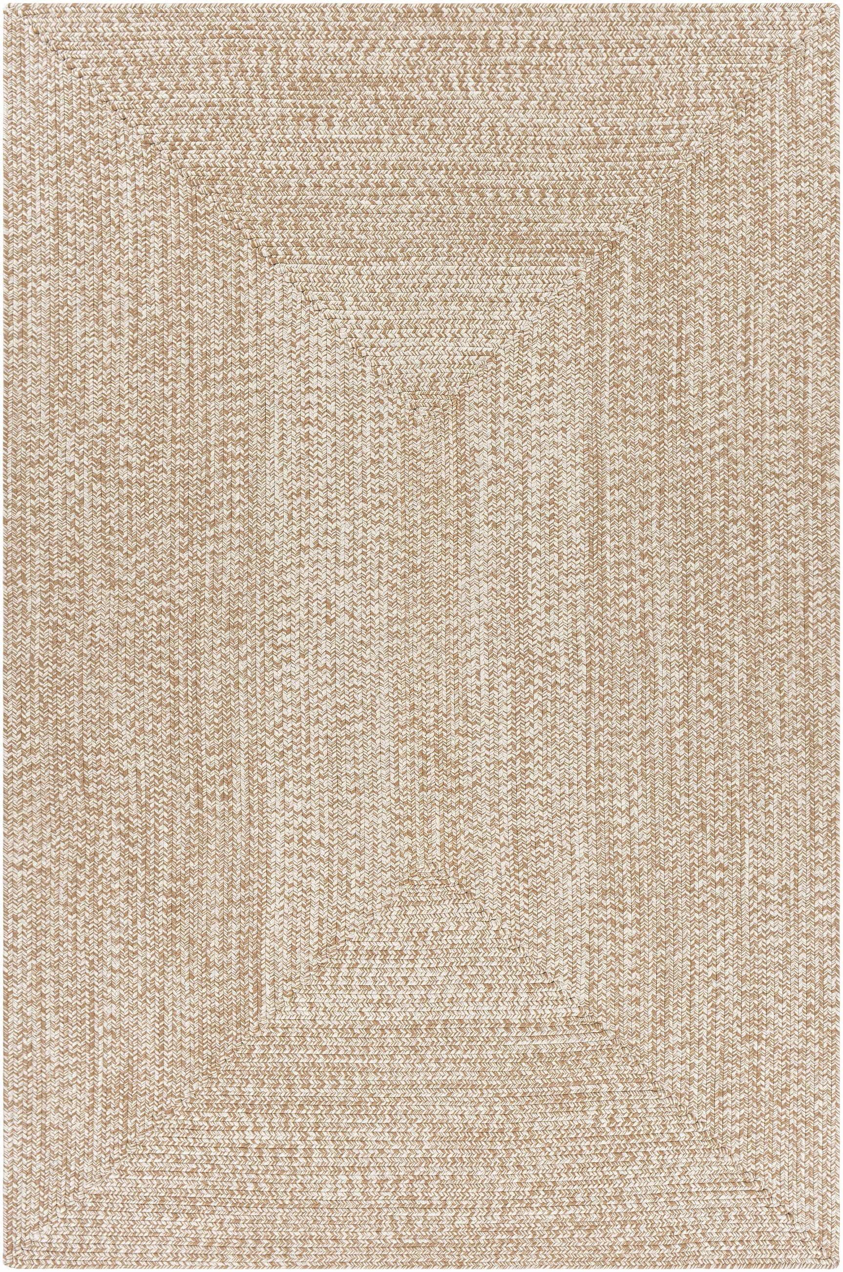 Cream Braided Faux Jute Outdoor Rug - Ornate Home
