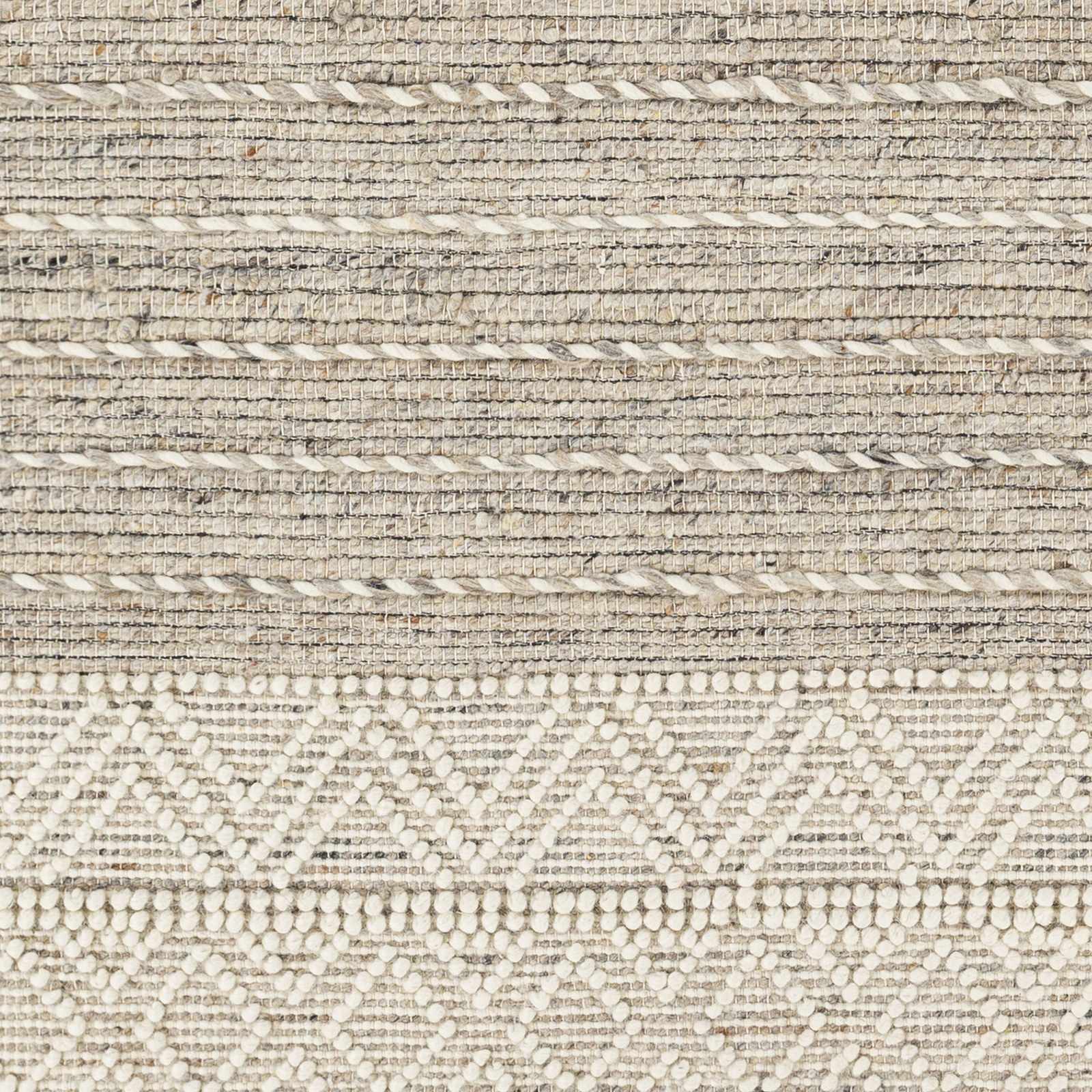 Cream Veruela Wool Blend Braided Tassel Area Rug - Clearance - Ornate Home