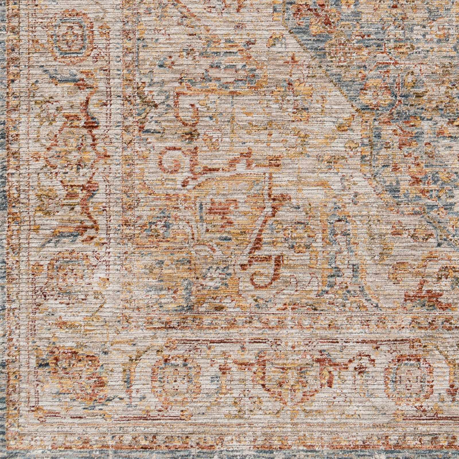 Cress Tan Rich Textured Traditional Rug - Ornate Home