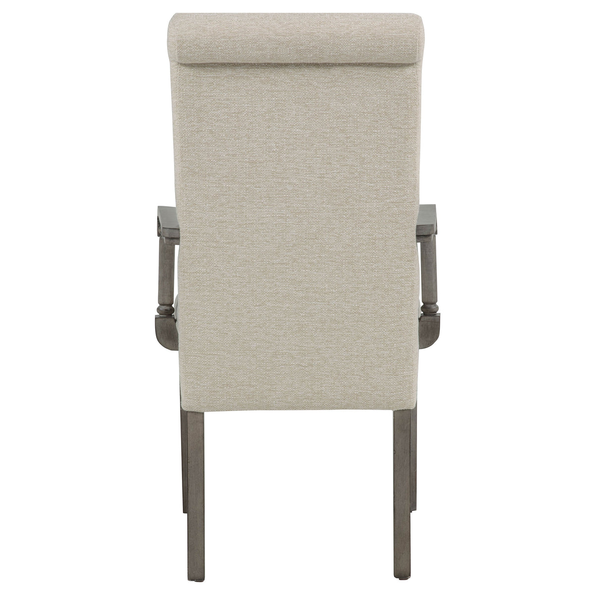 Cresswell Tan Upholstered Dining Arm Chair (Set Of 2) - Ornate Home