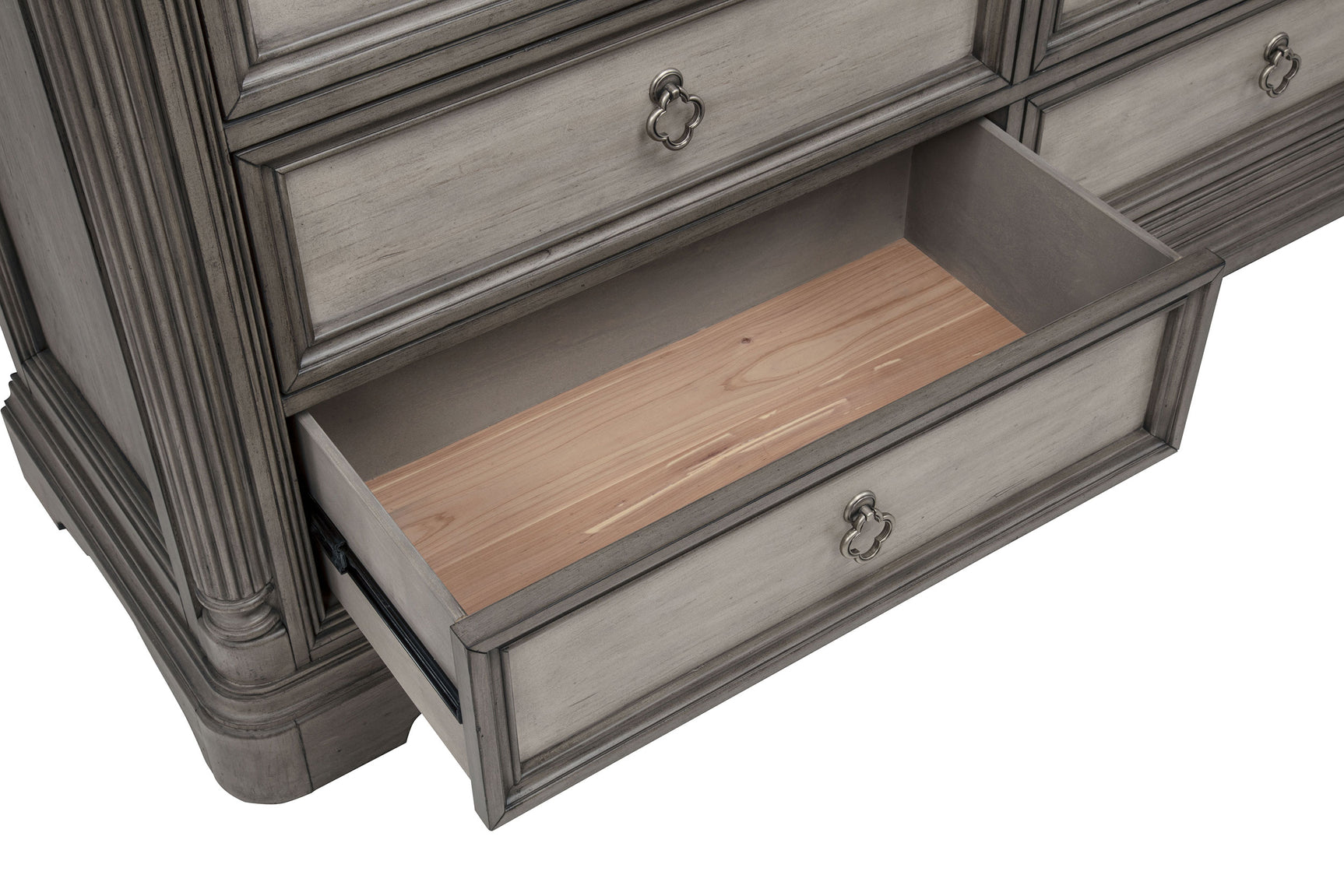 Cresswell Taupe 4-Piece California King Bedroom Set - Ornate Home