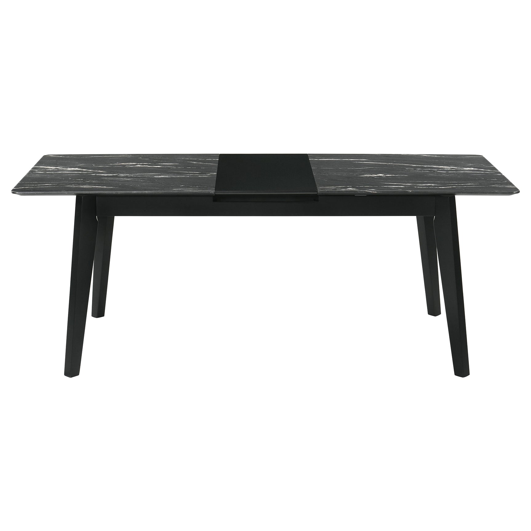 Crestmont Black Faux Marble Dining Room Table - Ornate Home