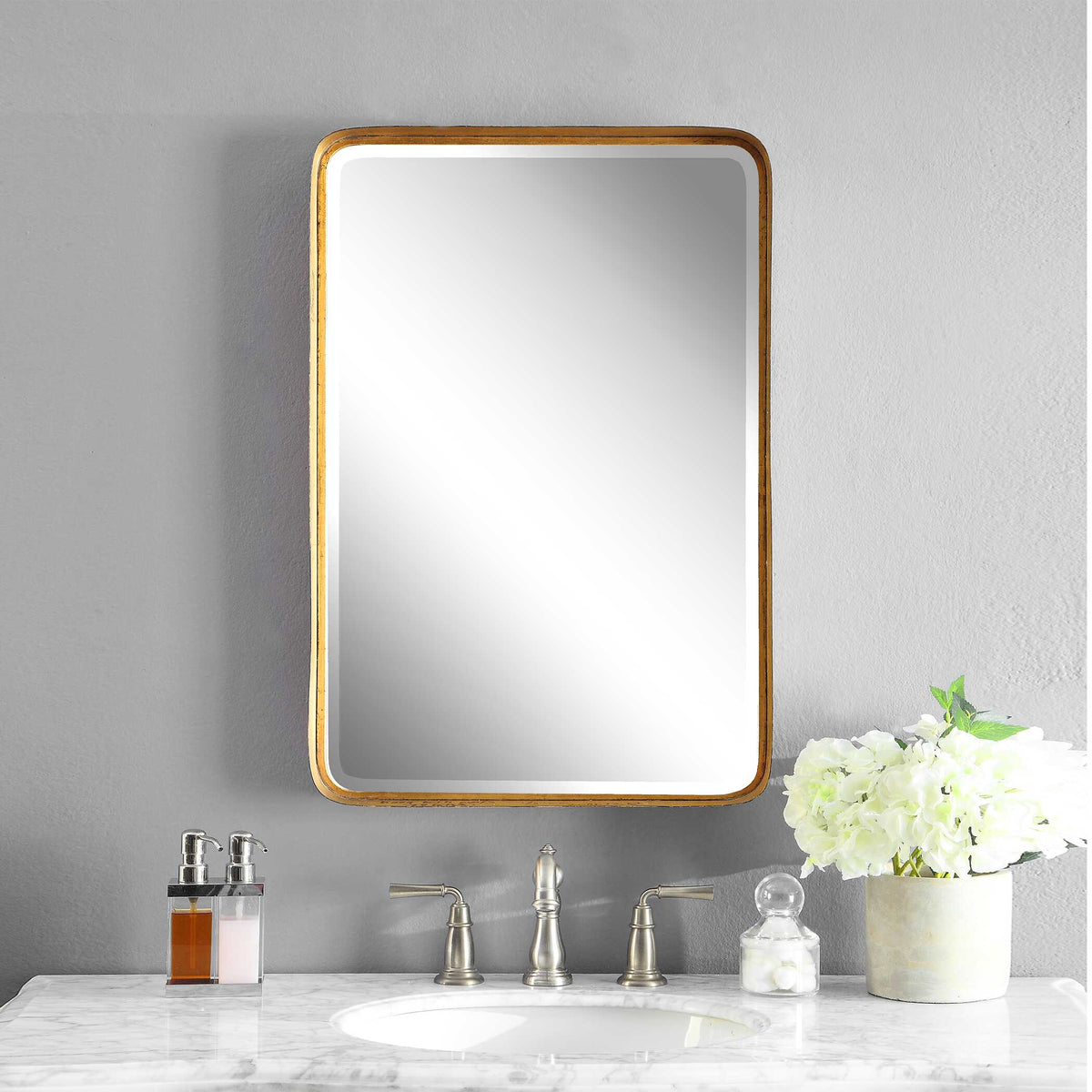 Crofton Antique Gold Mirror - Ornate Home