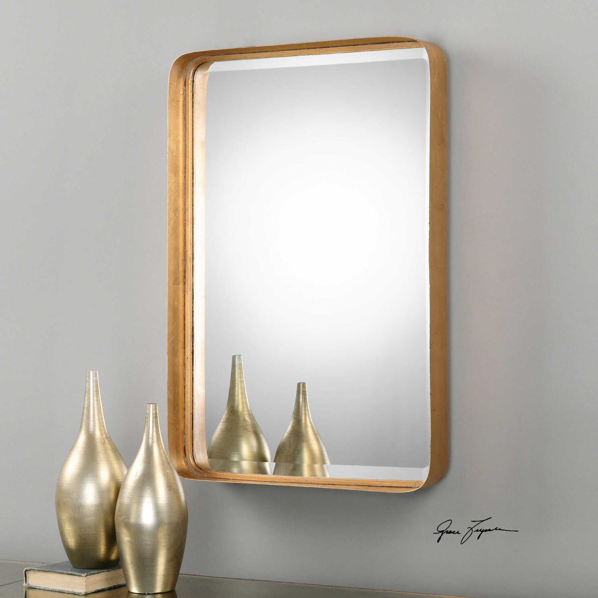 Crofton Antique Gold Mirror - Ornate Home