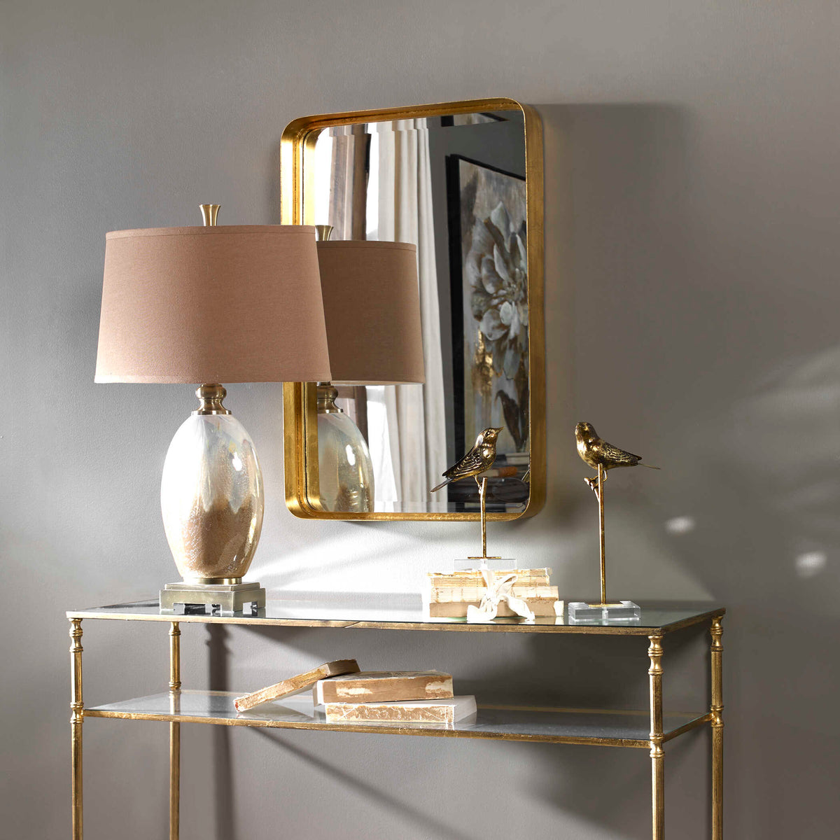 Crofton Antique Gold Mirror - Ornate Home