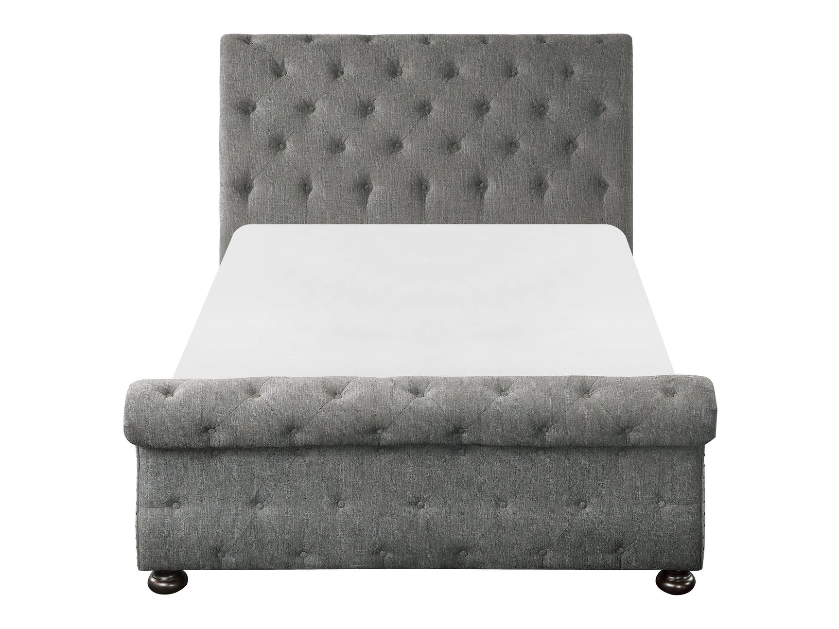 Crofton Dark Gray Queen Bed - Ornate Home