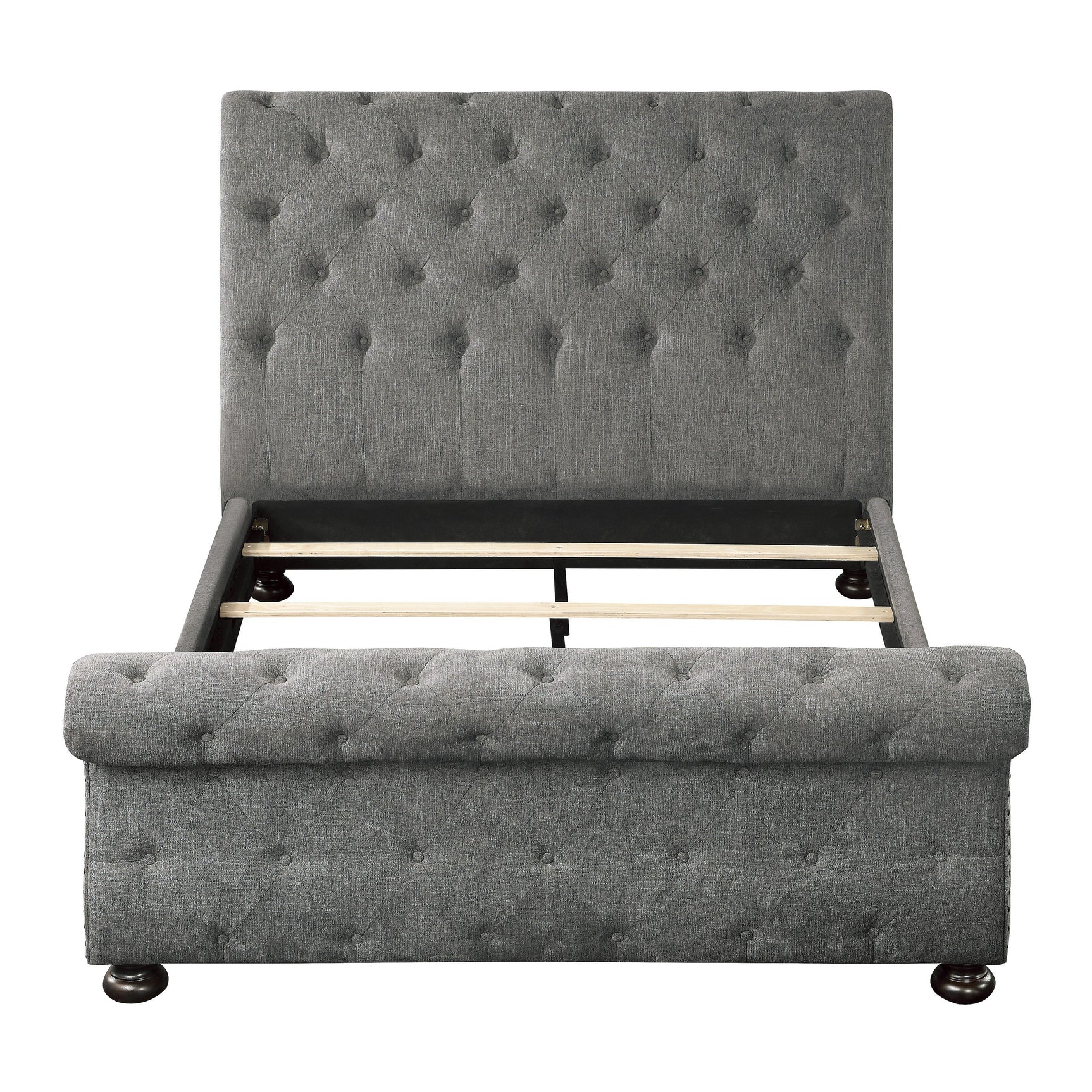 Crofton Dark Gray Queen Bed - Ornate Home