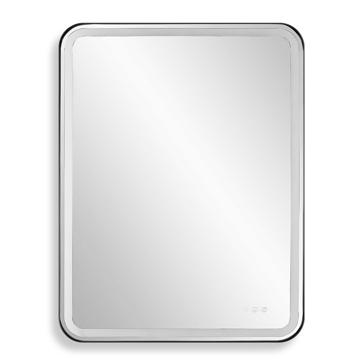 Crofton Nickel Lighted Vanity Mirror - Ornate Home
