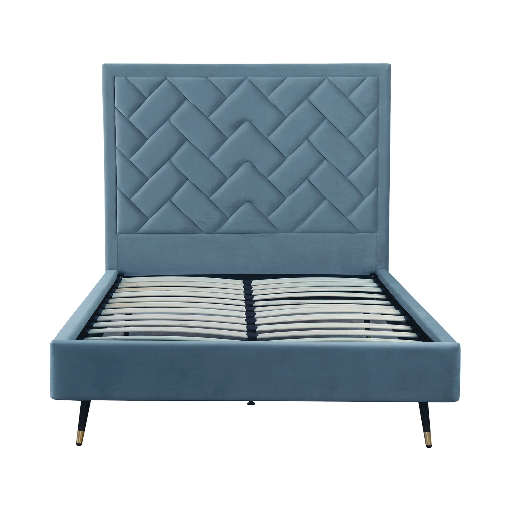 Crosby Full- Size Bed in Blue - Ornate Home