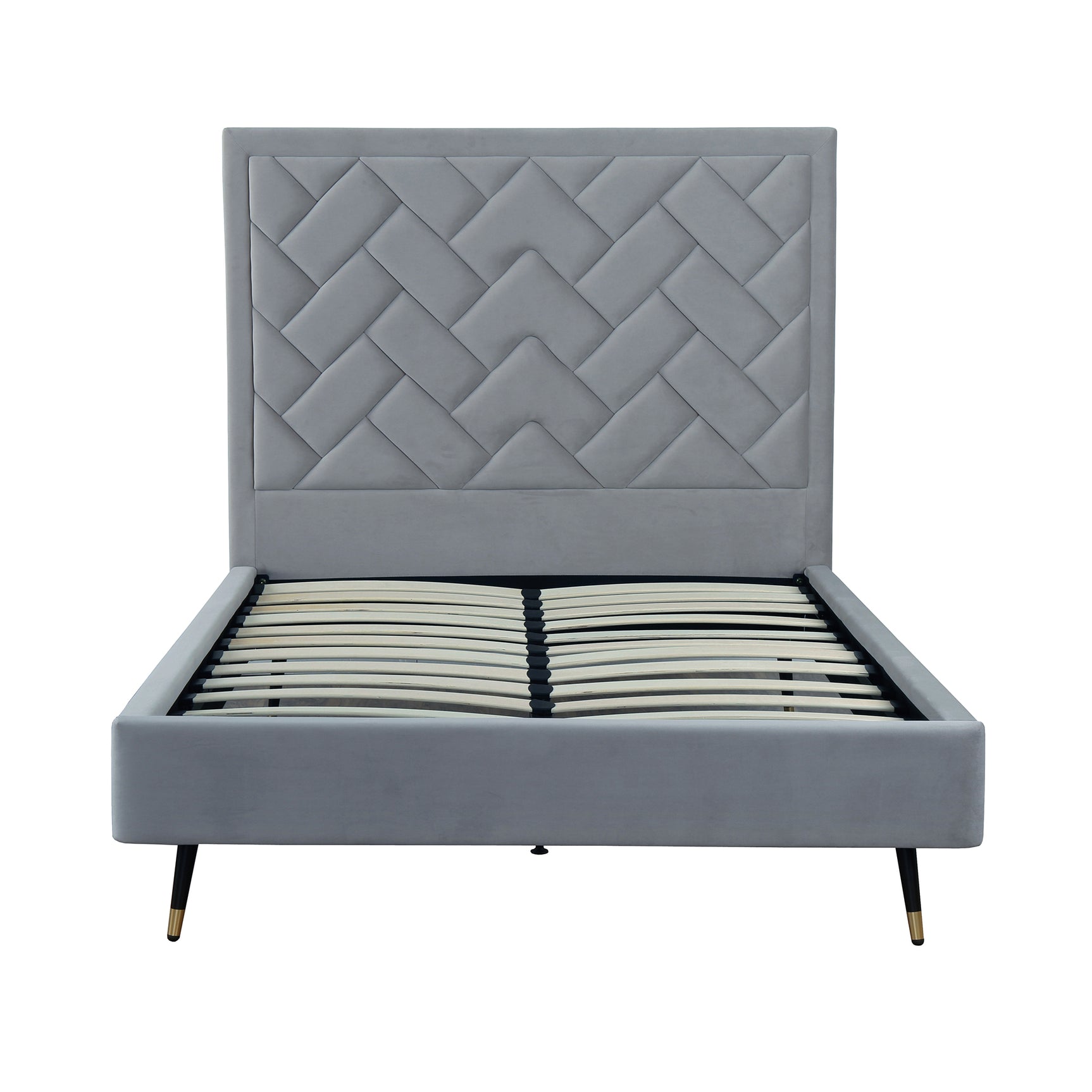 Crosby Full- Size Bed in Grey - Ornate Home
