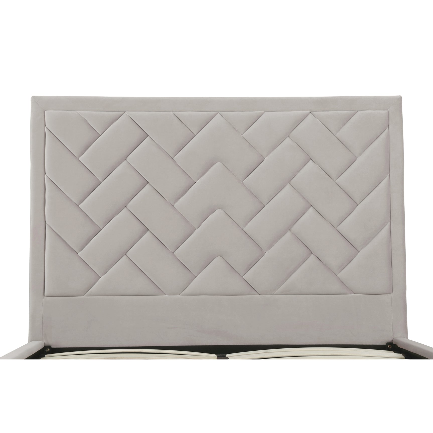 Crosby Queen-Size Bed in Greige - Ornate Home