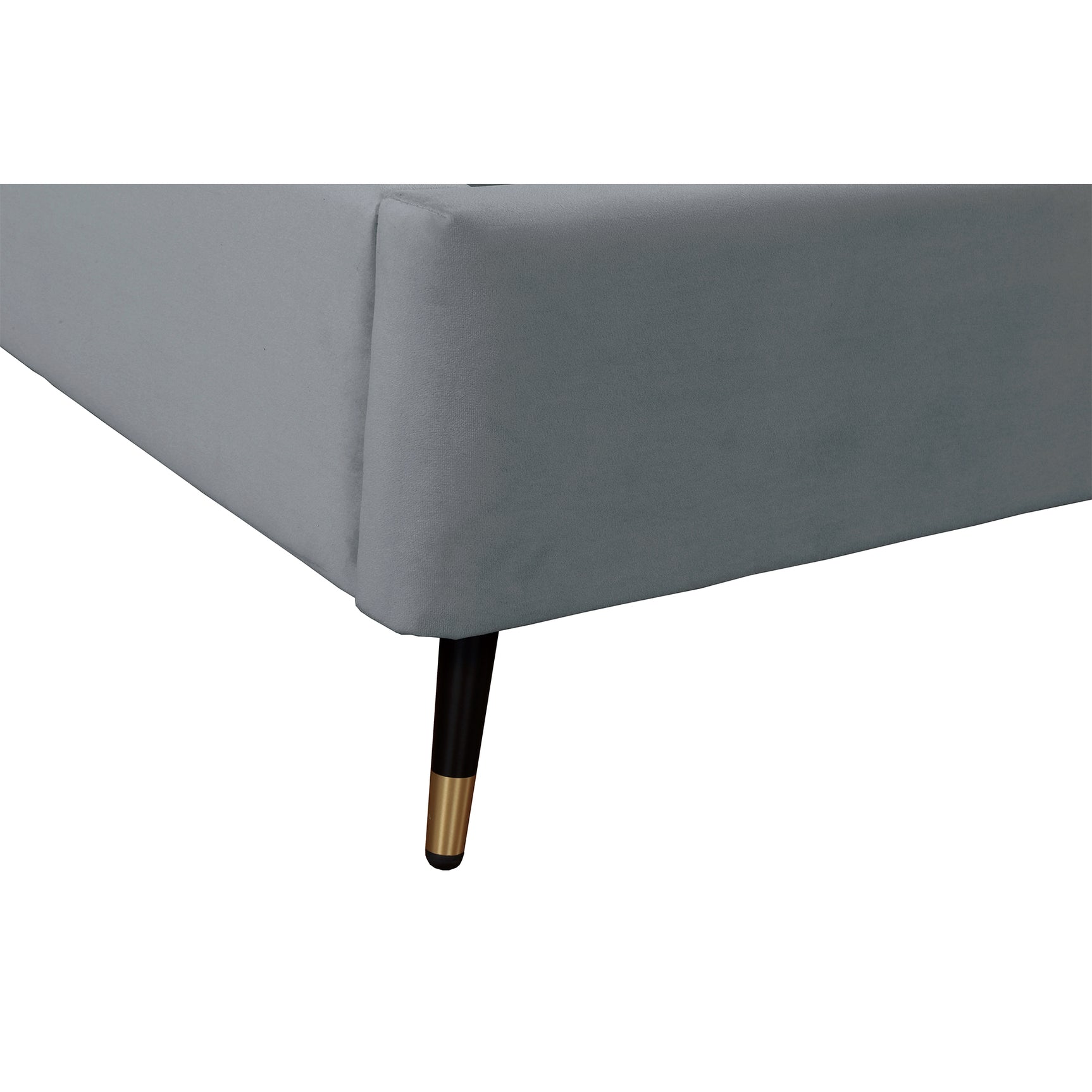 Crosby Queen-Size Bed in Grey - Ornate Home