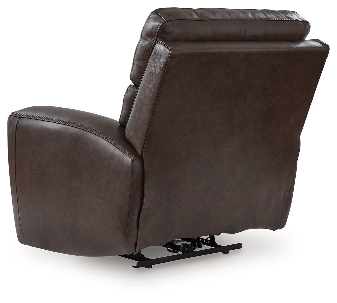 Crossplex Smoke Power Reclining Sofa and Power Recliner (Online Special Price) - Ornate Home