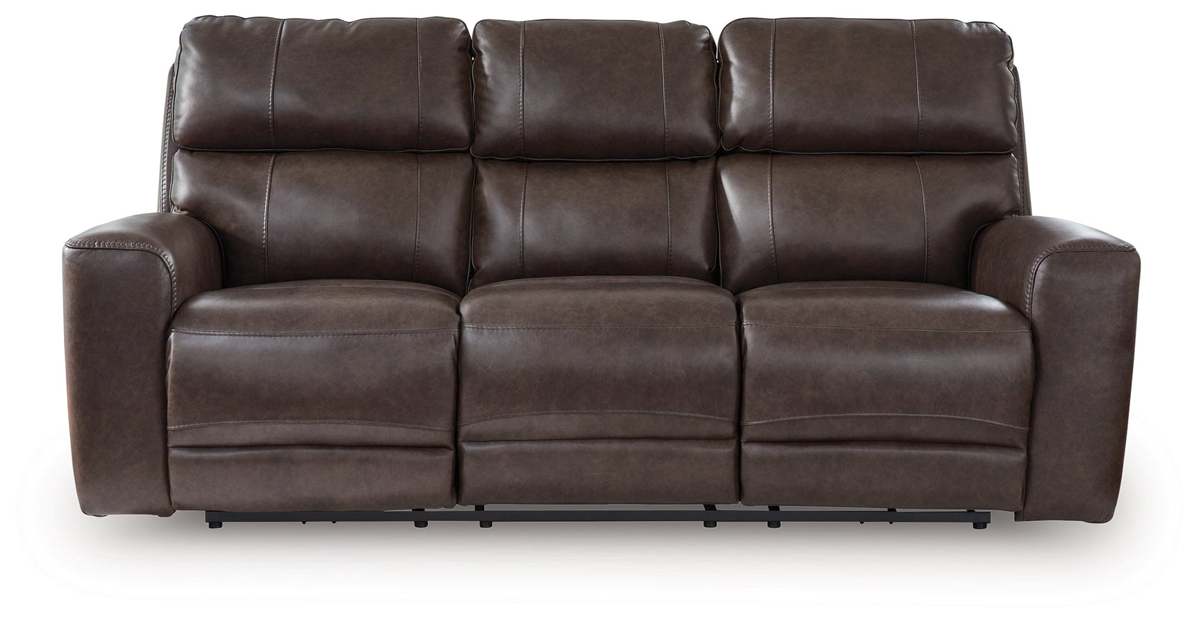 Crossplex Smoke Power Reclining Sofa with ADJ Headrest (Online Special Price) - Ornate Home